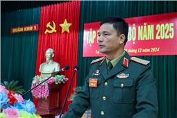 Quân khu tổ chức tập huấn cán bộ năm 2025